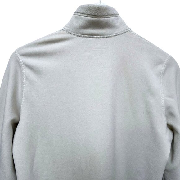 Ralph Lauren RLX Fleece Pullover Medium S/M Womens Cream 1/4 Zip Mock Neck Sport - Picture 7 of 14
